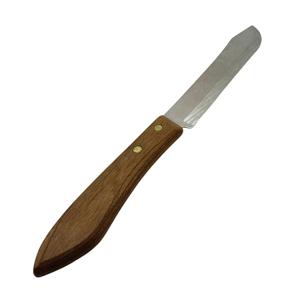 Vintage Ekco Stainless Steel Carving Knife Wood Handle USA Made Bread‎ Utility